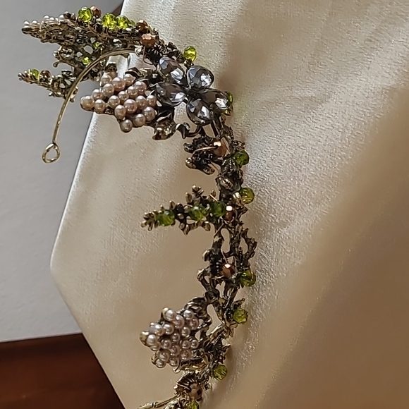 Vintage Princess Queen Headdress Jewelry Bridal or Sweet Sixteen. - Picture 9 of 16